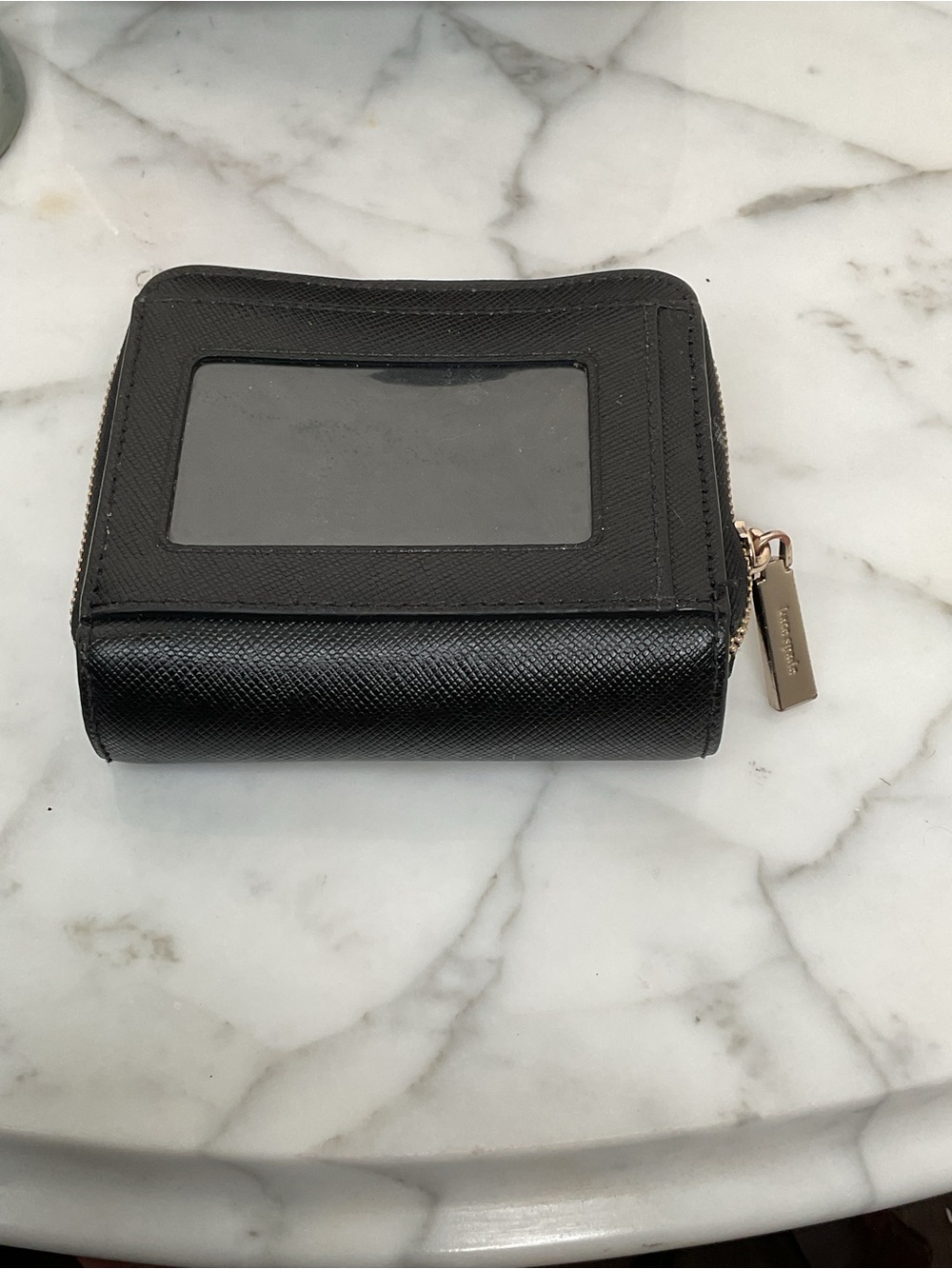 kate spade Black Quilted Leather Mini Backpack with Matching Zip Wallet EUC - Picture 9 of 14